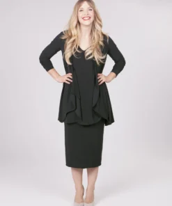 Sympli Tube Skirt, Black