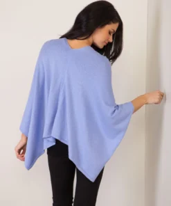 Alashan Cashmere Alashan Cashmere Cotton Cashmere Trade Wind Topper - Steel