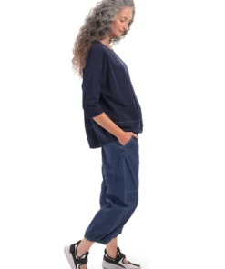 Alembika Alembika Jeans Mix Crop Pant, Denim