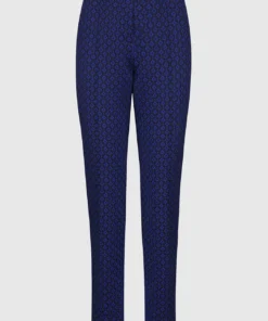 Alembika Jacquard Slim Pant, Sapphire