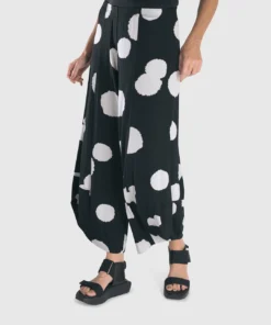Alembika Alembika Large Dot Punto Pant, Black