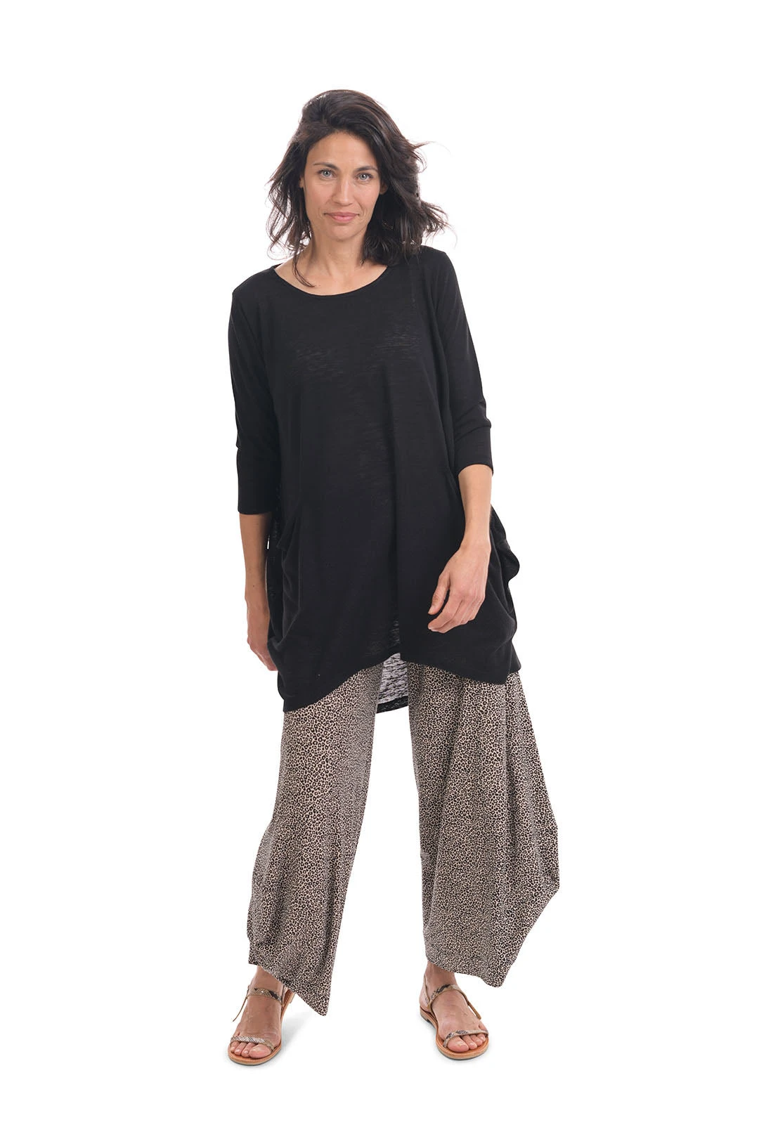 Alembika Cheetah Spot Punto Pant, Sand Alembika