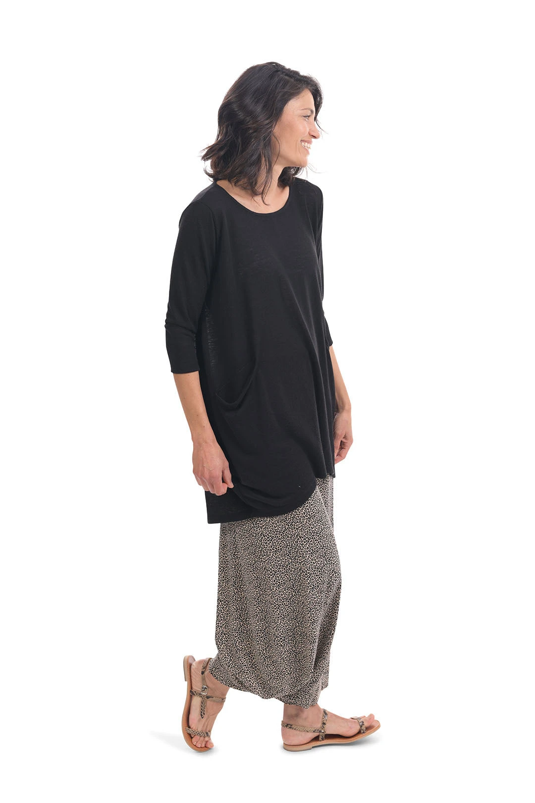 Alembika Cheetah Spot Punto Pant, Sand Alembika