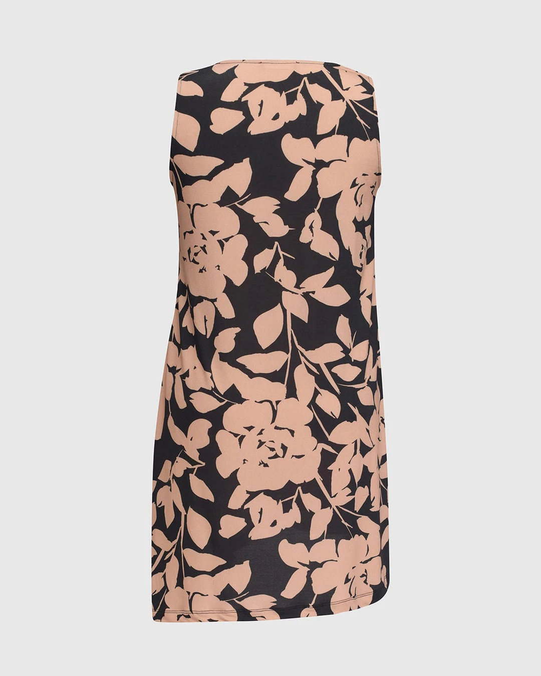 Alembika Alembika Silhouette Print Asymmetric Tank Tunic, Floral