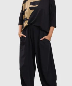 Alembika Alembika Tekbika Print Panel Relaxed Top, Dunes