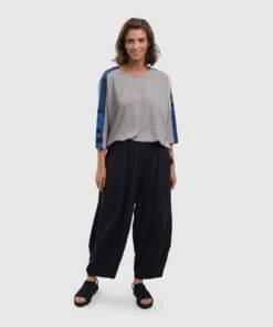 Alembika Alembika Tekbika Stripe Relaxed Top, Ocean