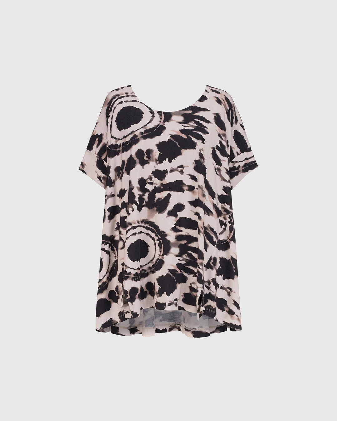 Alembika Alembika Tie Dye Print Trapeze Top, Tribal