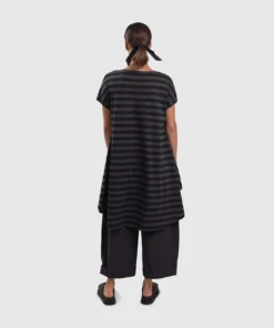 Alembika Alembika Urban Hi Lo Top, Stripes