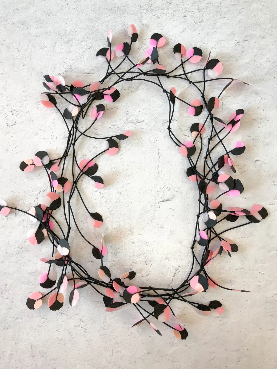 Ekeimenna By Annemieke Broenink Recycled Wildflower Necklace - Blush Pink Annemieke Broenink