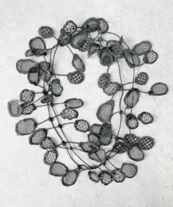 Annemieke Broenink Annemieke Broenink Glitter Lace Poppy Necklace, Black