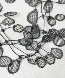 Annemieke Broenink Annemieke Broenink Glitter Lace Poppy Necklace, Black