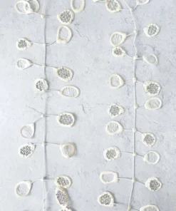 Annemieke Broenink Glitter Lace Poppy Necklace, White Annemieke Broenink