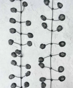 Annemieke Broenink Annemieke Broenink Glitter Poppy Rubber Necklace, Gunmetal