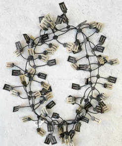 Annemieke Broenink Annemieke Broenink Handmade Necklace, Black/Cream