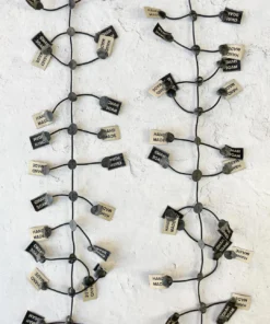 Annemieke Broenink Annemieke Broenink Handmade Necklace, Black/Cream