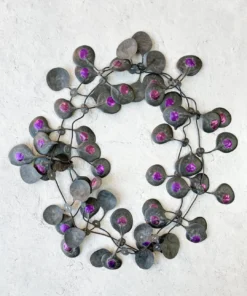 Annemieke Broenink Metallic Poppy Necklace, Violet Annemieke Broenink