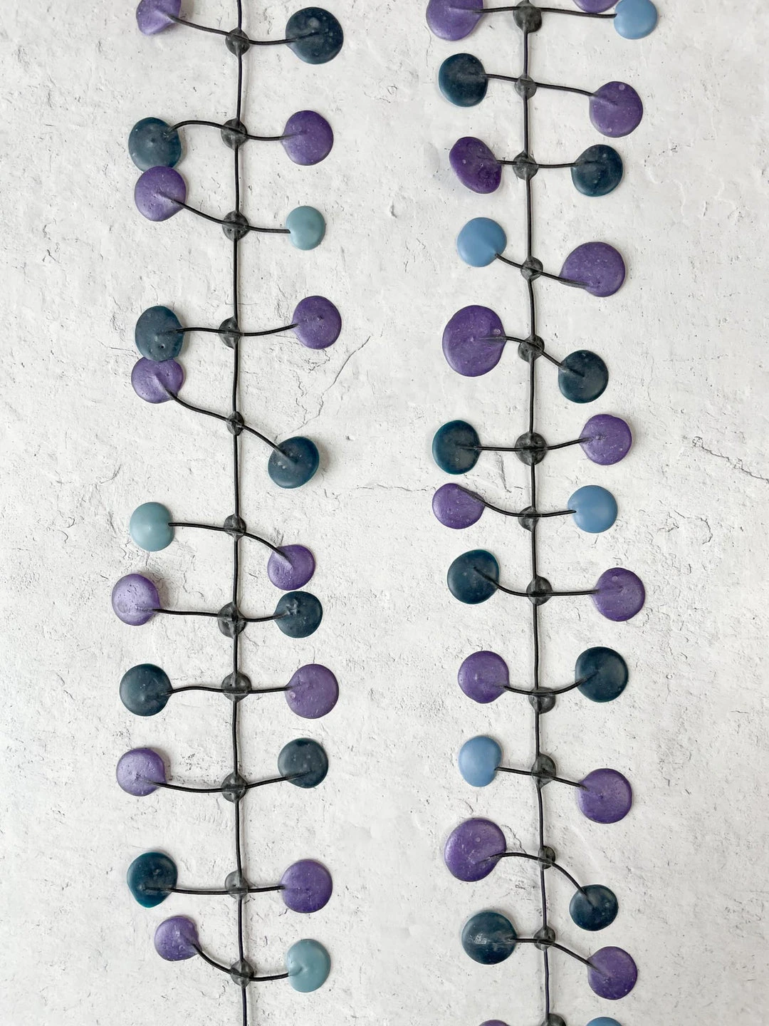 Annemieke Broenink Pop Necklace, Purple Blue Annemieke Broenink