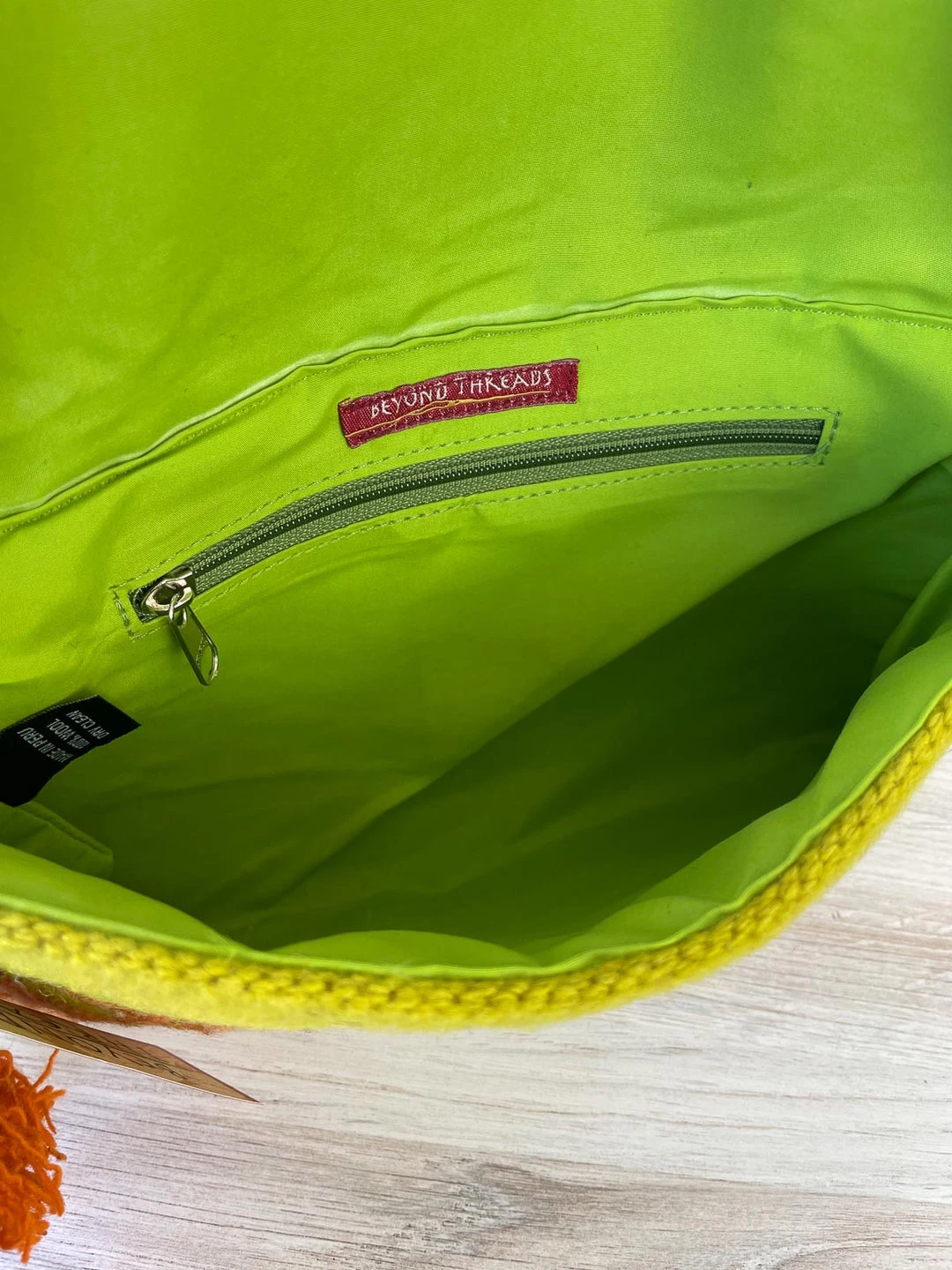 Beyond Threads Beyond Threads Buttercup Embroidered Wool Handbag, Multi