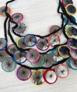 Beyond Threads Beyond Threads Parasols Necklace, Multi