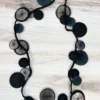 Beyond Threads Beyond Threads Platillos Wrap Necklace, Charcoal
