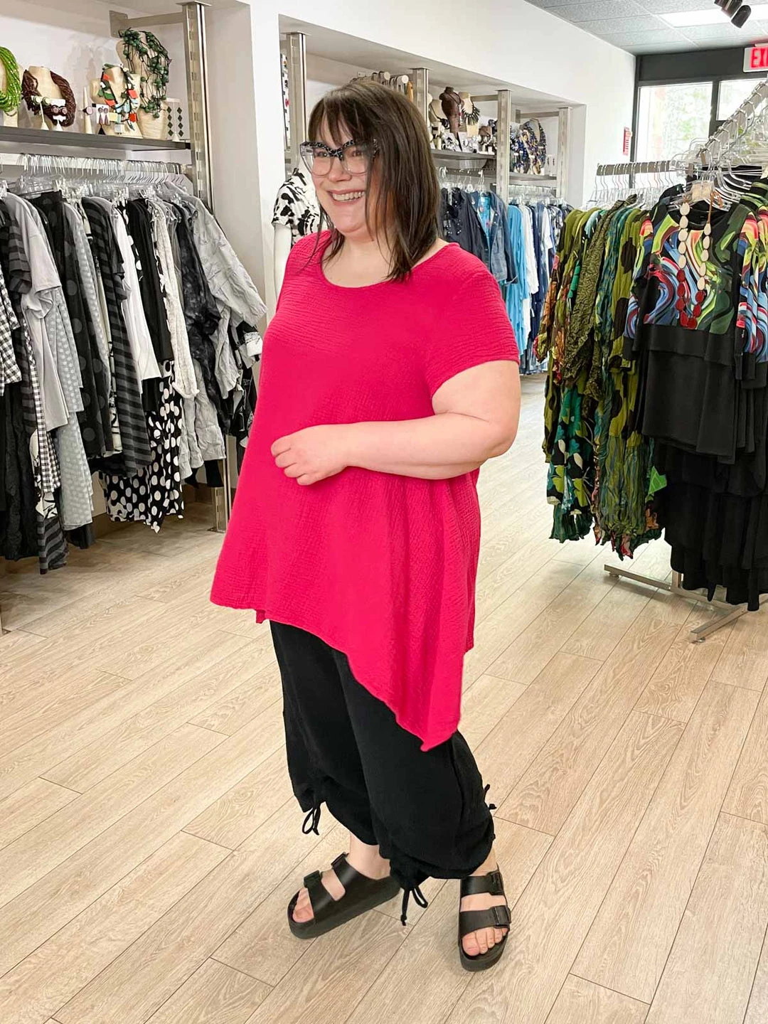 Bryn Walker Bryn Walker Charlie Shirt, Heliconia Gauze