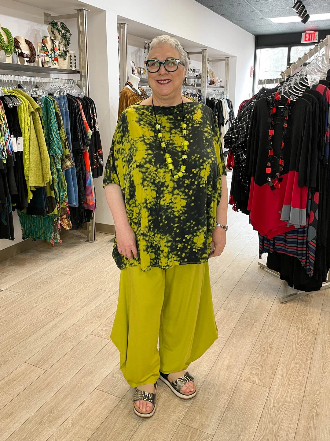 Bryn Walker Debo Tunic, Euphorbia Print