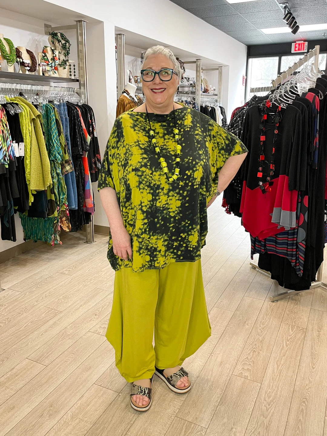 Bryn Walker Debo Tunic, Euphorbia Print