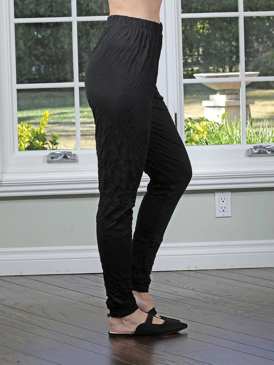 Chalet Crinkle Mesh Legging, Black Chalet Et Ceci