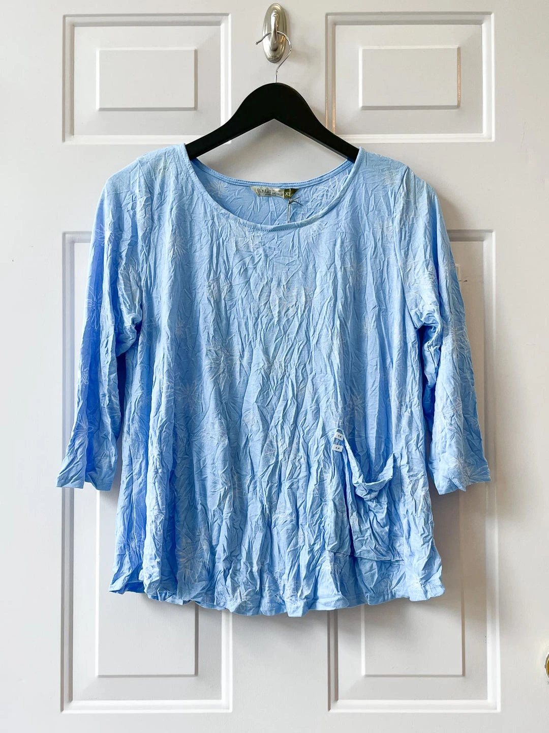 Chalet Gizel Top, Cerulean Print Chalet Et Ceci