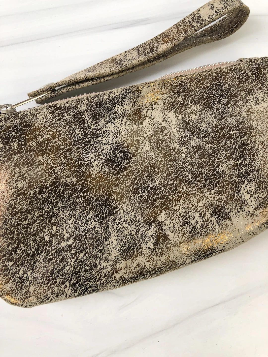 CoFi Leathers Ellie Wristlet, Gold CoFi Leathers