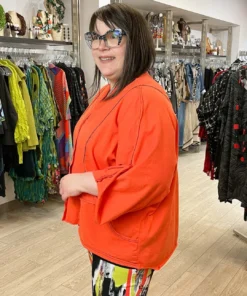 Cynthia Ashby Ellipse Jacket, Chili