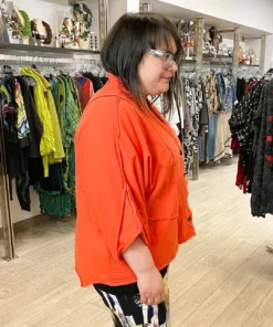 Cynthia Ashby Ellipse Jacket, Chili