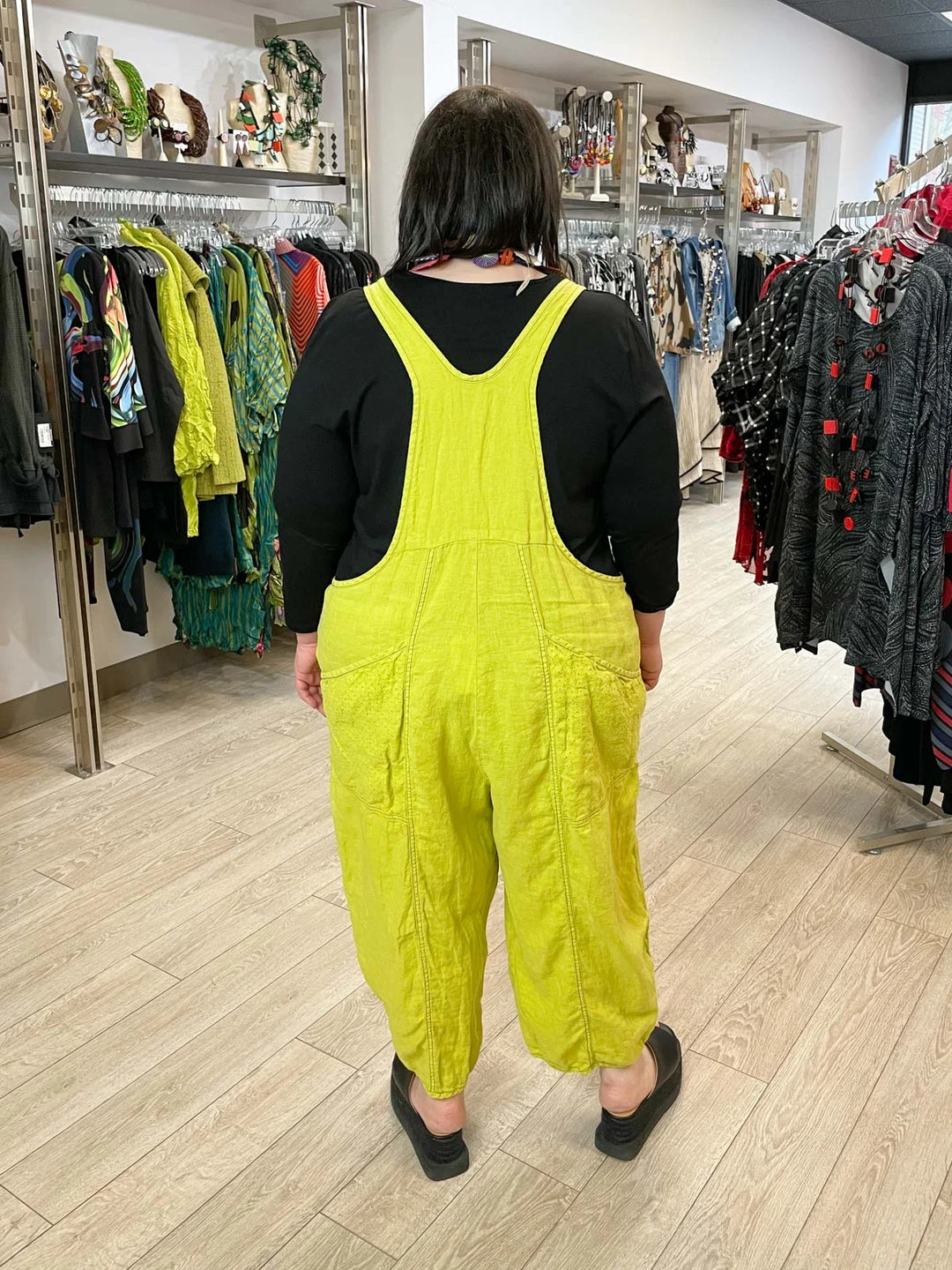 Cynthia Ashby Grant Overalls, Daffodil