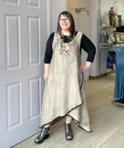 Cynthia Ashby Cynthia Ashby Joy Dress, Natural Airbrush