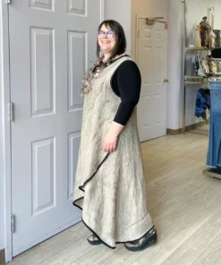 Cynthia Ashby Cynthia Ashby Joy Dress, Natural Airbrush