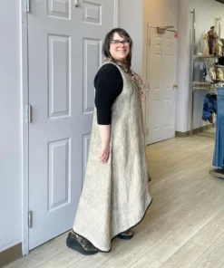 Cynthia Ashby Cynthia Ashby Joy Dress, Natural Airbrush