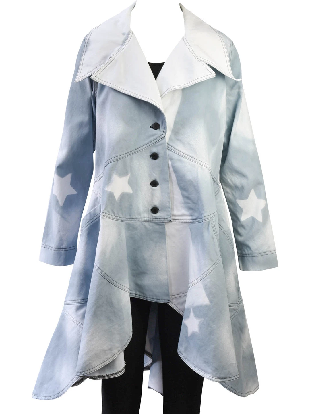 Cynthia Ashby Passage Jacket, Blue Stencil Cynthia Ashby