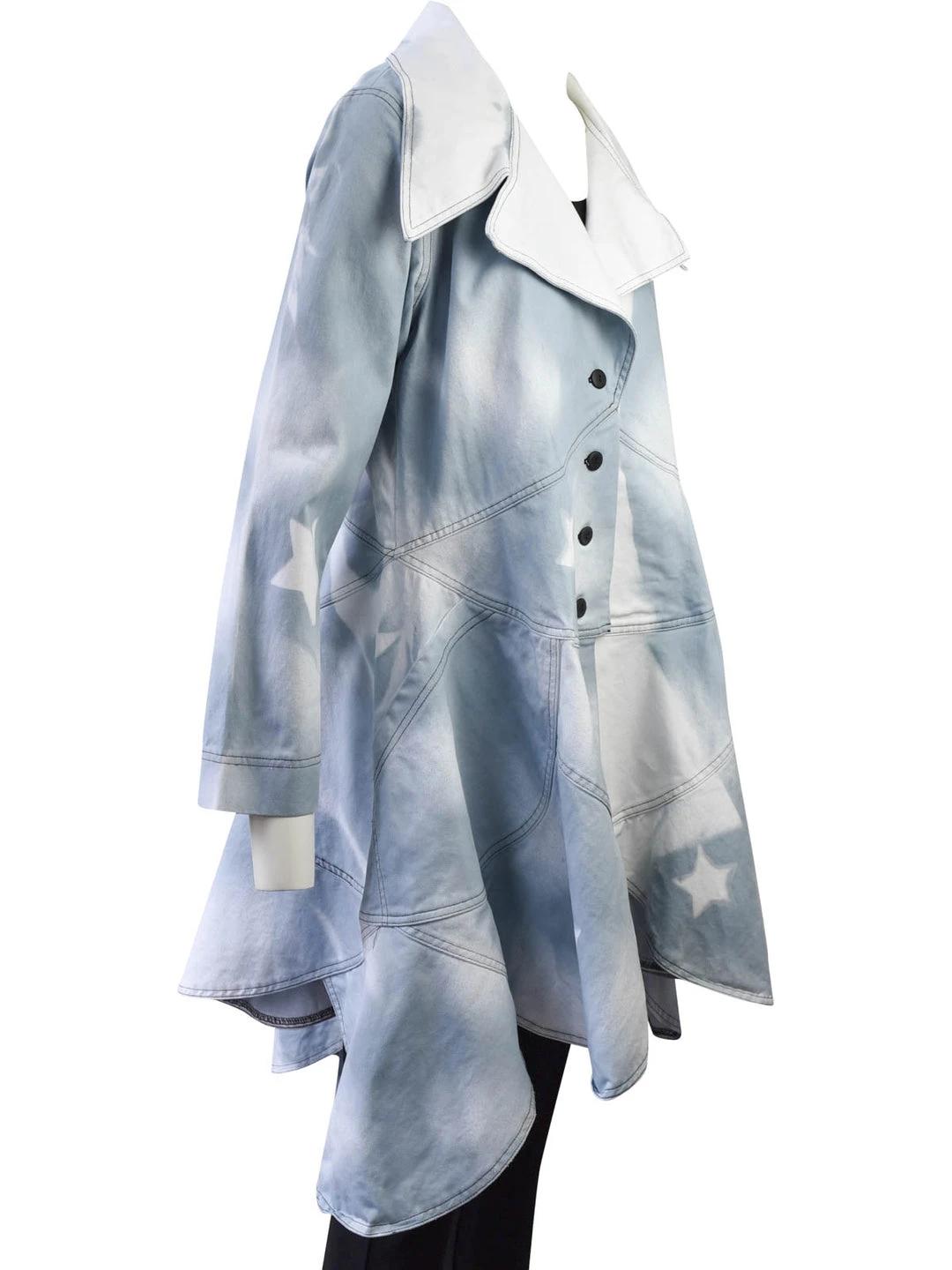 Cynthia Ashby Passage Jacket, Blue Stencil Cynthia Ashby