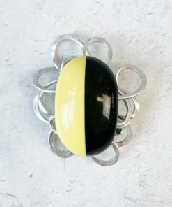 OC Jewelry Beatle Juice Magnet Brooch, Yellow OC Jewelry