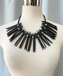 OC Jewelry Chips Necklace, Black OC Jewelry