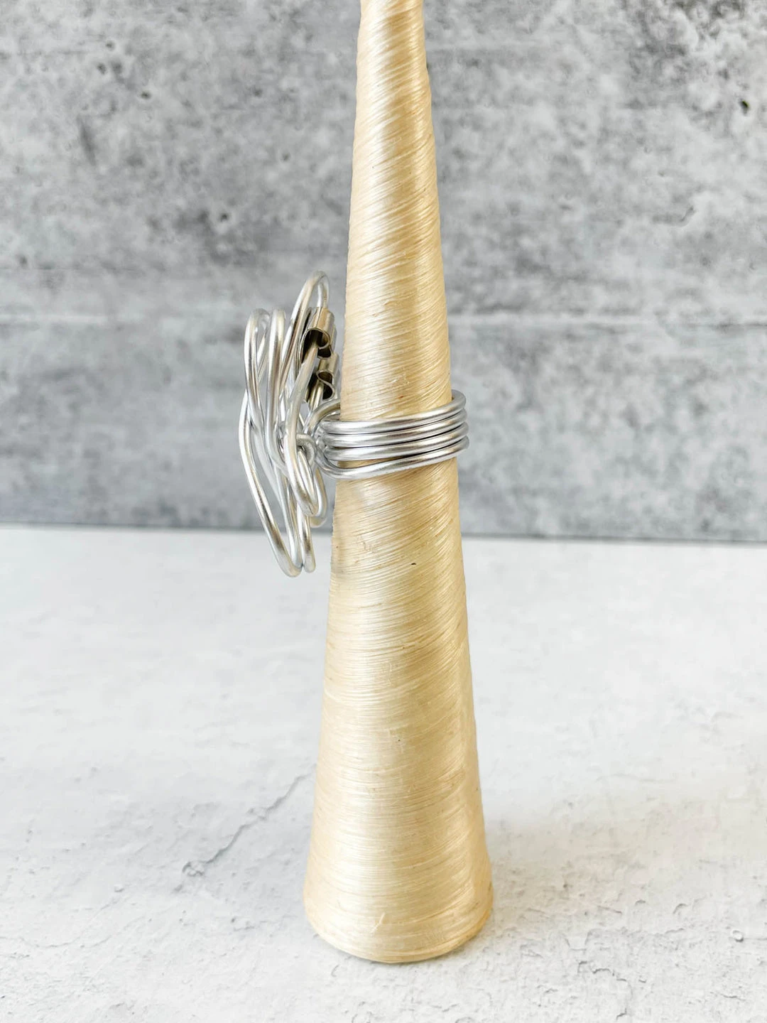 OC Jewelry OC Jewelry Wigly Ring, Silver Vertical