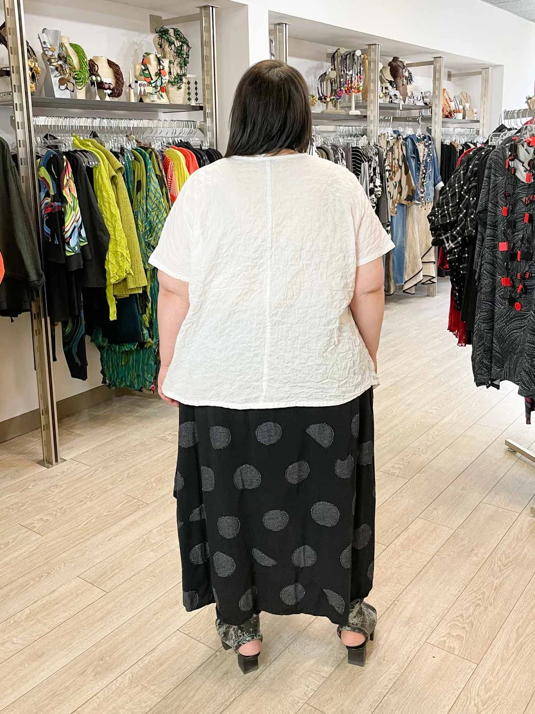 Dress To Kill Dress To Kill Tea Shirt, White Pucker