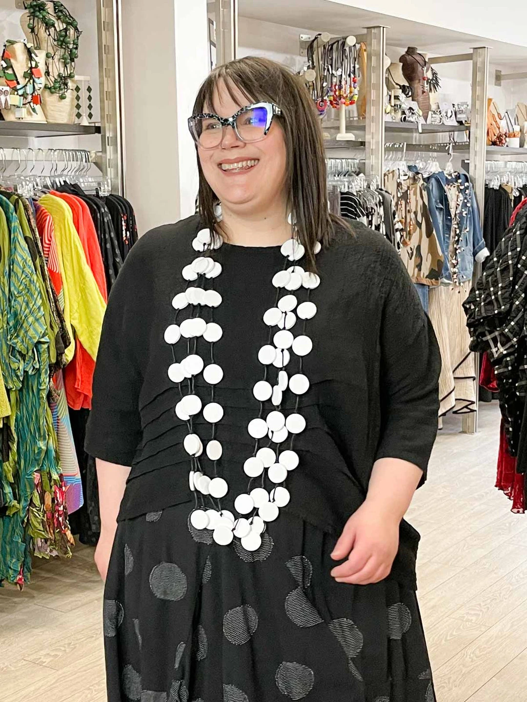 Dress To Kill Dress To Kill Tuck Pullover, Black Gauze