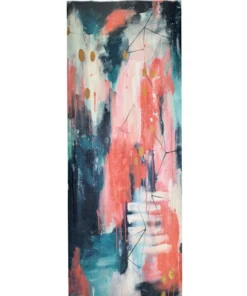 Dupatta Designs Kennedy Modal Scarf, Blue/Pink Dupatta Designs