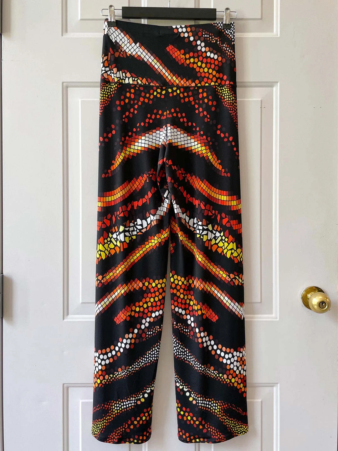 Eva Varro High Elastic Waist Straight Pants, Meda