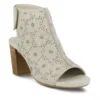 L'Artiste Fab Sling Back Mule - Beige