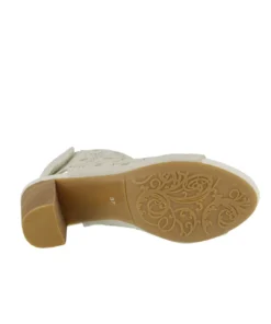 L'Artiste Fab Sling Back Mule - Beige