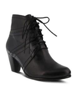 Spring Step Hilde Lace Up Bootie In Black