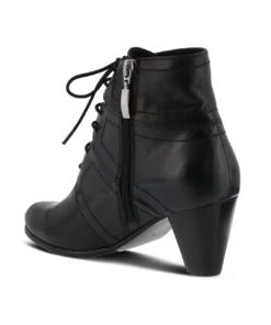 Spring Step Hilde Lace Up Bootie In Black