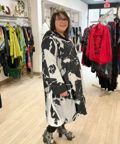 Igor Dobranic Igor Dobranic Bjork Reversible Jacket, Black/White/Grey